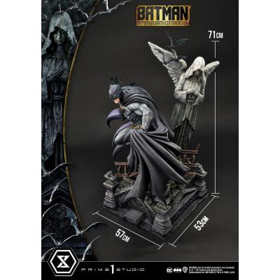 Batman Estatua Ultimate Premium Masterline Series 1/4 Batman Rebirth Edition Black Deluxe Version 71 cm