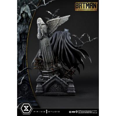 Batman Estatua Ultimate Premium Masterline Series 1/4 Batman Rebirth Edition Black Deluxe Version 71 cm