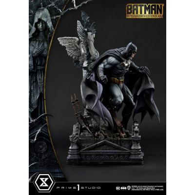 Batman Estatua Ultimate Premium Masterline Series 1/4 Batman Rebirth Edition Black Deluxe Version 71 cm