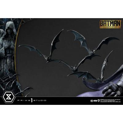 Batman Estatua Ultimate Premium Masterline Series 1/4 Batman Rebirth Edition Black Deluxe Version 71 cm