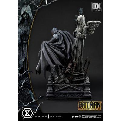 Batman Estatua Ultimate Premium Masterline Series 1/4 Batman Rebirth Edition Black Deluxe Version 71 cm