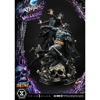 Dark Nights: Metal Estatua Ultimate Premium Masterline Series 1/4 Batman VS Batman Who Laughs 67 cm