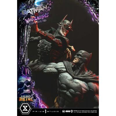 Dark Nights: Metal Estatua Ultimate Premium Masterline Series 1/4 Batman VS Batman Who Laughs 67 cm