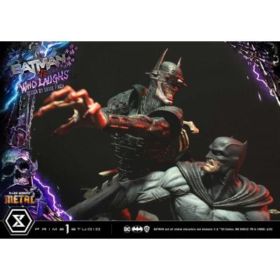 Dark Nights: Metal Estatua Ultimate Premium Masterline Series 1/4 Batman VS Batman Who Laughs 67 cm