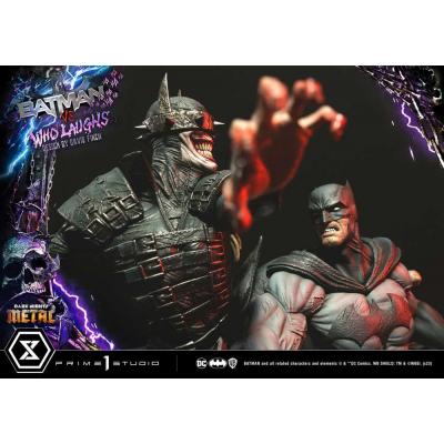 Dark Nights: Metal Estatua Ultimate Premium Masterline Series 1/4 Batman VS Batman Who Laughs 67 cm
