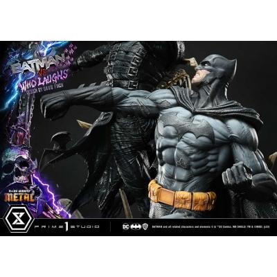 Dark Nights: Metal Estatua Ultimate Premium Masterline Series 1/4 Batman VS Batman Who Laughs Deluxe Version 67 cm