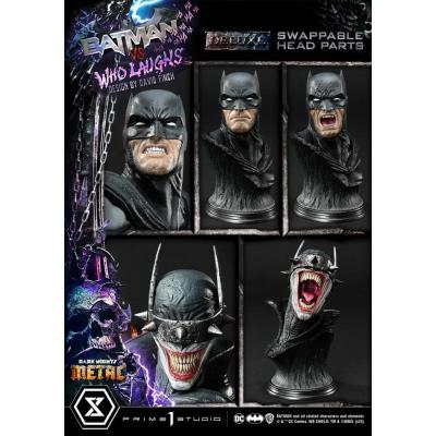Dark Nights: Metal Estatua Ultimate Premium Masterline Series 1/4 Batman VS Batman Who Laughs Deluxe Version 67 cm