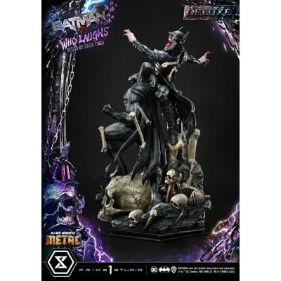 Dark Nights: Metal Estatua Ultimate Premium Masterline Series 1/4 Batman VS Batman Who Laughs Deluxe Version 67 cm