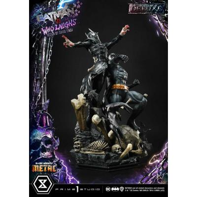 Dark Nights: Metal Estatua Ultimate Premium Masterline Series 1/4 Batman VS Batman Who Laughs Deluxe Version 67 cm