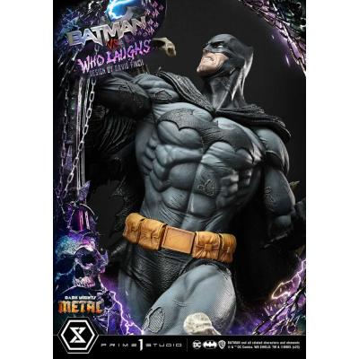 Dark Nights: Metal Estatua Ultimate Premium Masterline Series 1/4 Batman VS Batman Who Laughs Deluxe Version 67 cm