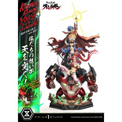 Gurren Lagann Estatua Ultimate Premium Masterline Series 1/4 Kamina, Simon & Yoko with Lagann 97 cm