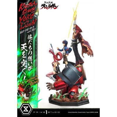 Gurren Lagann Estatua Ultimate Premium Masterline Series 1/4 Kamina, Simon & Yoko with Lagann 97 cm