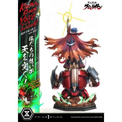 Gurren Lagann Estatua Ultimate Premium Masterline Series 1/4 Kamina, Simon & Yoko with Lagann 97 cm