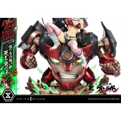 Gurren Lagann Estatua Ultimate Premium Masterline Series 1/4 Kamina, Simon & Yoko with Lagann 97 cm