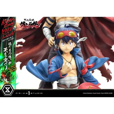 Gurren Lagann Estatua Ultimate Premium Masterline Series 1/4 Kamina, Simon & Yoko with Lagann Deluxe Version 97 cm