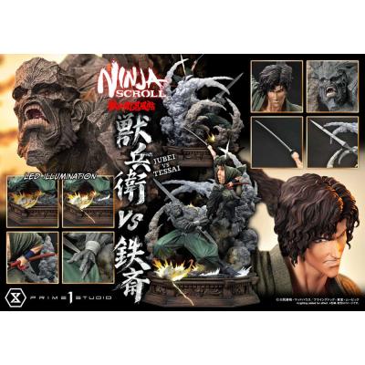 Ninja Scroll Estatua Ultimate Premium Masterline Series 1/4 Jubei Versus Tessai 101 cm
