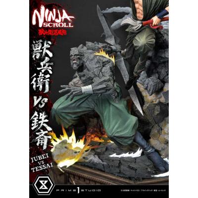 Ninja Scroll Estatua Ultimate Premium Masterline Series 1/4 Jubei Versus Tessai 101 cm