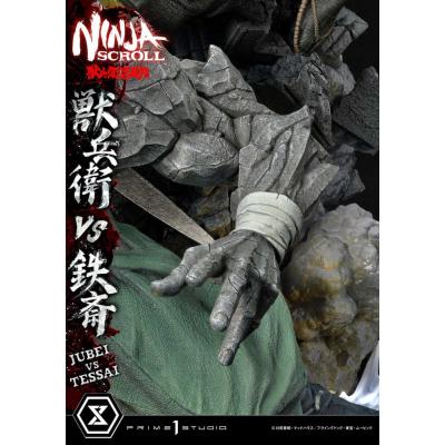 Ninja Scroll Estatua Ultimate Premium Masterline Series 1/4 Jubei Versus Tessai 101 cm