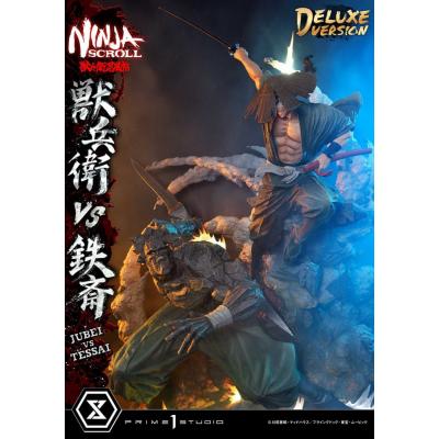 Ninja Scroll Estatua Ultimate Premium Masterline Series 1/4 Jubei Versus Tessai Deluxe Version 101 cm