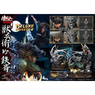 Ninja Scroll Estatua Ultimate Premium Masterline Series 1/4 Jubei Versus Tessai Deluxe Version 101 cm