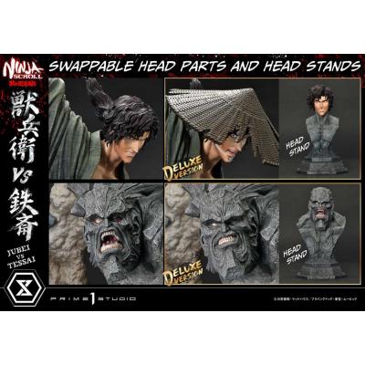 Ninja Scroll Estatua Ultimate Premium Masterline Series 1/4 Jubei Versus Tessai Deluxe Version 101 cm