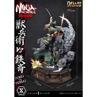 Ninja Scroll Estatua Ultimate Premium Masterline Series 1/4 Jubei Versus Tessai Deluxe Version 101 cm
