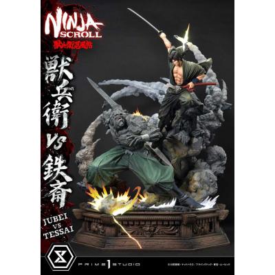Ninja Scroll Estatua Ultimate Premium Masterline Series 1/4 Jubei Versus Tessai Deluxe Version 101 cm