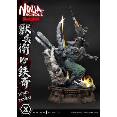 Ninja Scroll Estatua Ultimate Premium Masterline Series 1/4 Jubei Versus Tessai Deluxe Version 101 cm