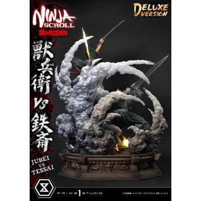Ninja Scroll Estatua Ultimate Premium Masterline Series 1/4 Jubei Versus Tessai Deluxe Version 101 cm