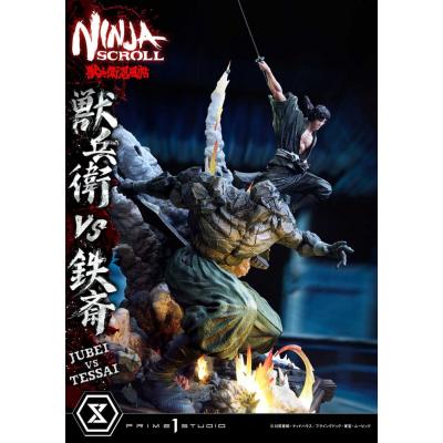 Ninja Scroll Estatua Ultimate Premium Masterline Series 1/4 Jubei Versus Tessai Deluxe Version 101 cm