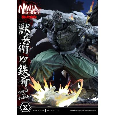 Ninja Scroll Estatua Ultimate Premium Masterline Series 1/4 Jubei Versus Tessai Deluxe Version 101 cm