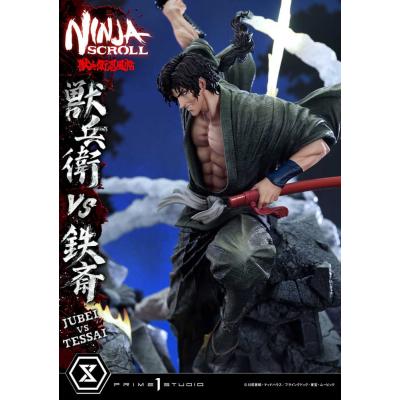 Ninja Scroll Estatua Ultimate Premium Masterline Series 1/4 Jubei Versus Tessai Deluxe Version 101 cm