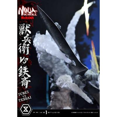 Ninja Scroll Estatua Ultimate Premium Masterline Series 1/4 Jubei Versus Tessai Deluxe Version 101 cm