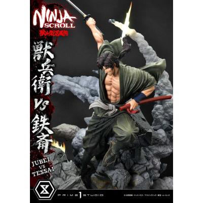 Ninja Scroll Estatua Ultimate Premium Masterline Series 1/4 Jubei Versus Tessai Deluxe Version 101 cm