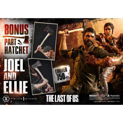The Last of Us Part I Estatua Ultimate Premium Masterline Series Joel & Ellie Deluxe Bonus Version (The Last of Us Part I) 73 cm