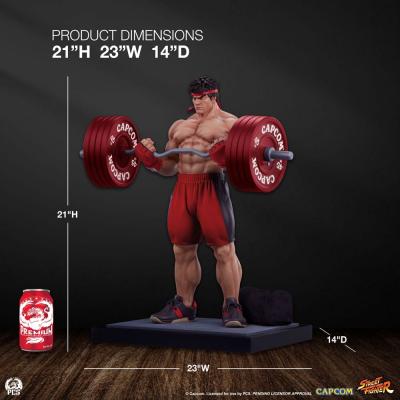 Street Fighter Estatua Premier Series 1/4 Ryu: Powerlifting 53 cm