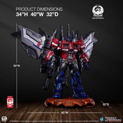 Transformers Estatua Museum Scale Optimus Prime Jet Convoy Edition 87 cm