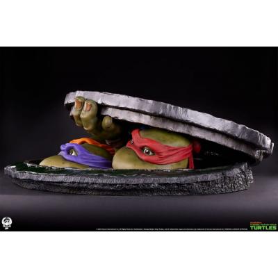 Tortugas Ninja Diorama Statuette Underground 41 cm