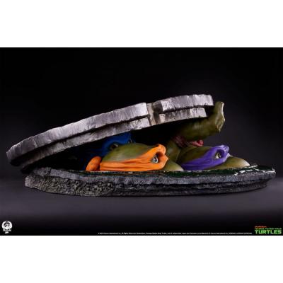 Tortugas Ninja Diorama Statuette Underground 41 cm