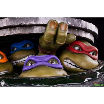 Tortugas Ninja Diorama Statuette Underground 41 cm