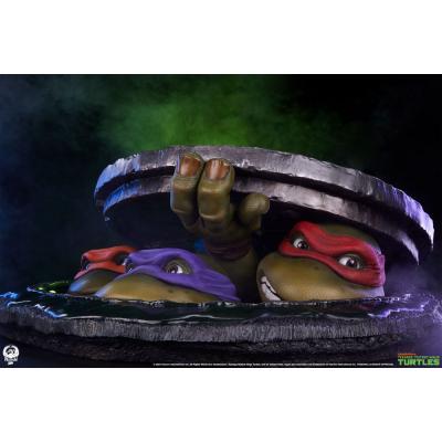 Tortugas Ninja Diorama Statuette Underground 41 cm