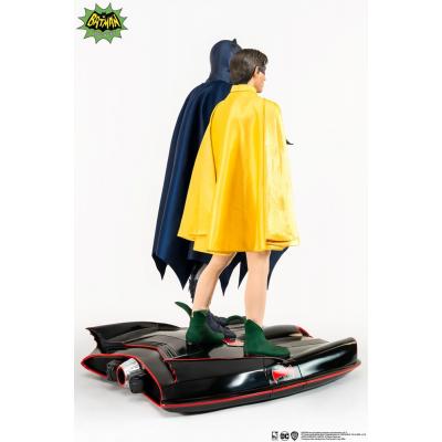 DC Comics Estatua 1/4 Diorama Batman & Robin 1966 52 cm