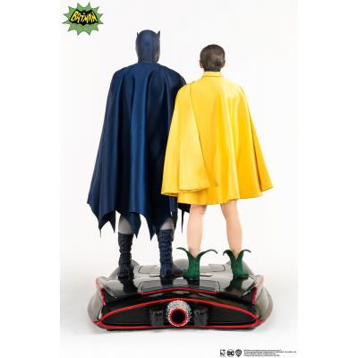 DC Comics Estatua 1/4 Diorama Batman & Robin 1966 52 cm