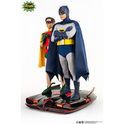 DC Comics Estatua 1/4 Diorama Batman & Robin 1966 52 cm