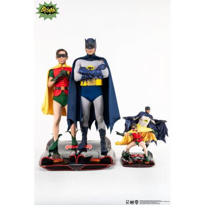 DC Comics Estatua 1/4 Diorama Batman & Robin 1966 52 cm