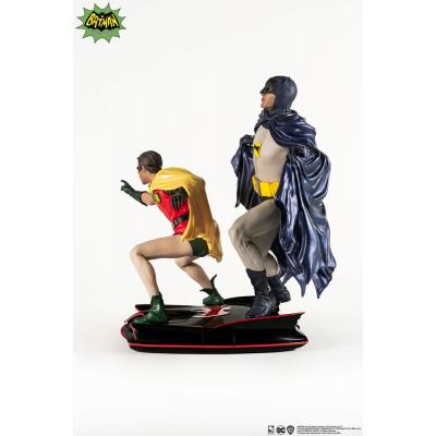 DC Comics Estatua PVC 1/8 Diorama Batman & Robin 1966 23 cm