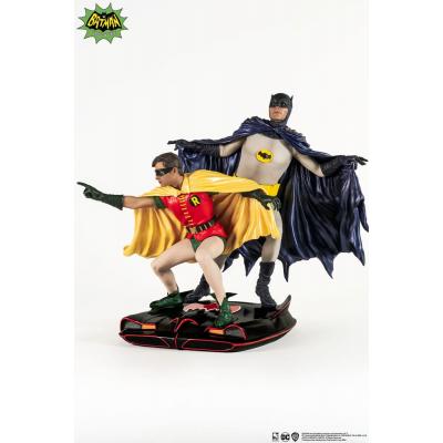 DC Comics Estatua PVC 1/8 Diorama Batman & Robin 1966 23 cm