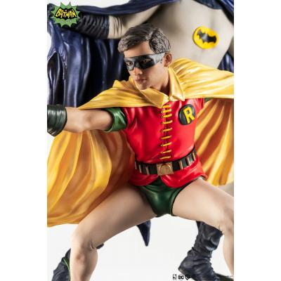 DC Comics Estatua PVC 1/8 Diorama Batman & Robin 1966 23 cm
