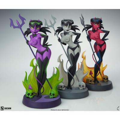 Original Artist Series Estatua Devil Girl (Purple and Green Variant) 30 cm