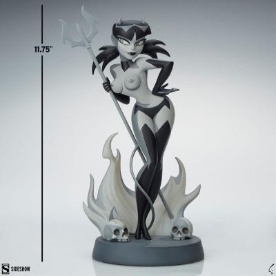 Original Artist Series Estatua Devil Girl (Black and White Variant) 30 cm